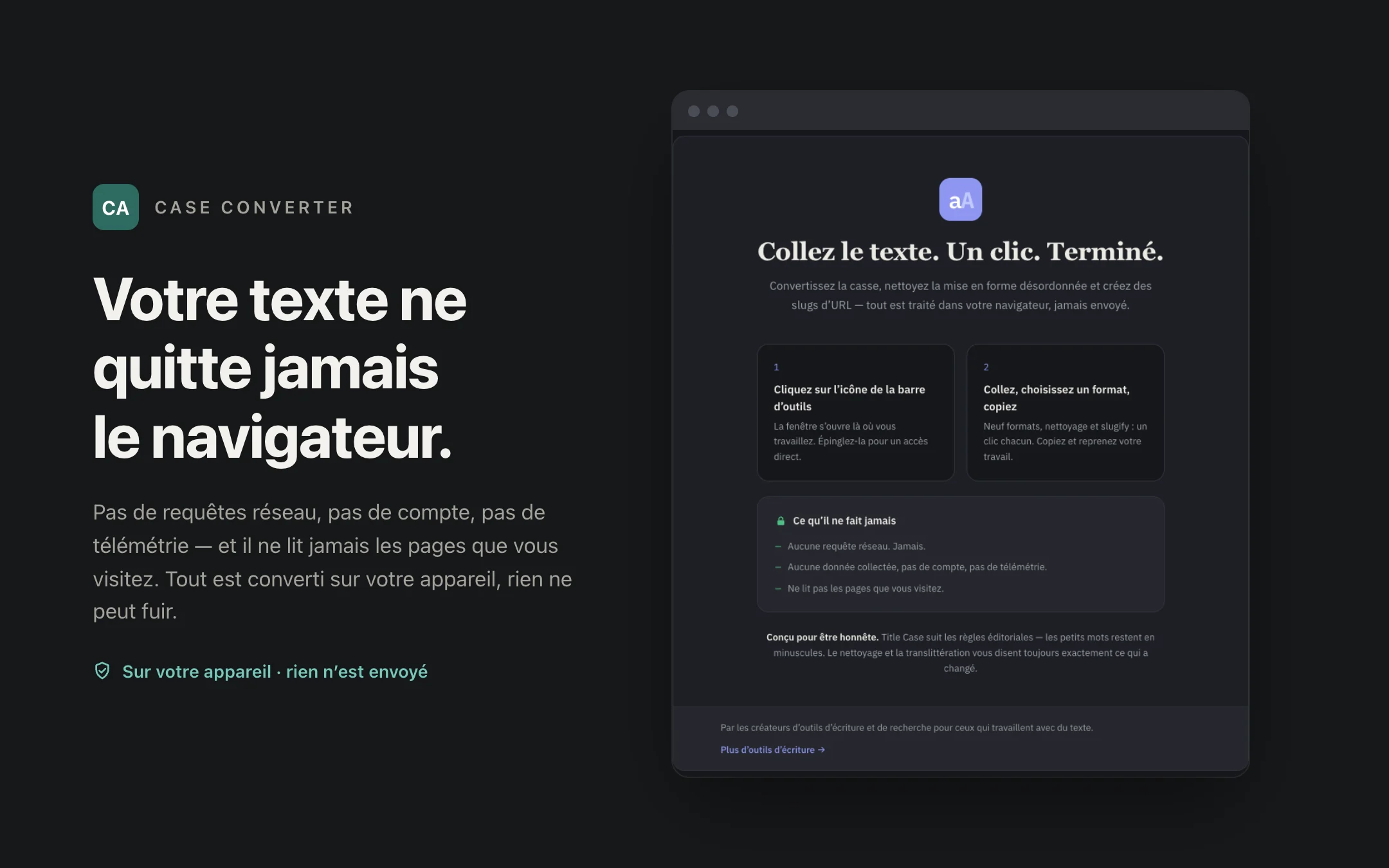 Case Converter — onboarding