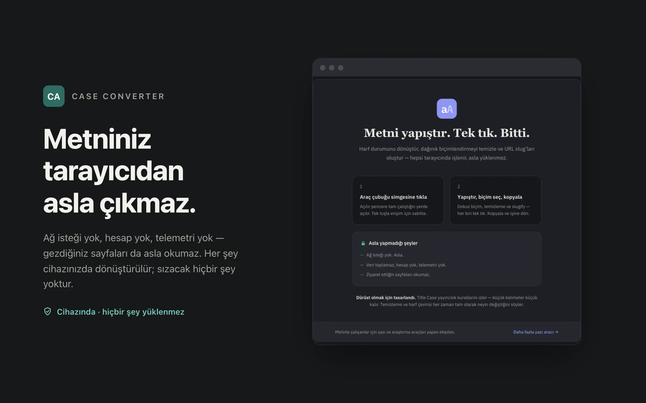 Case Converter — onboarding