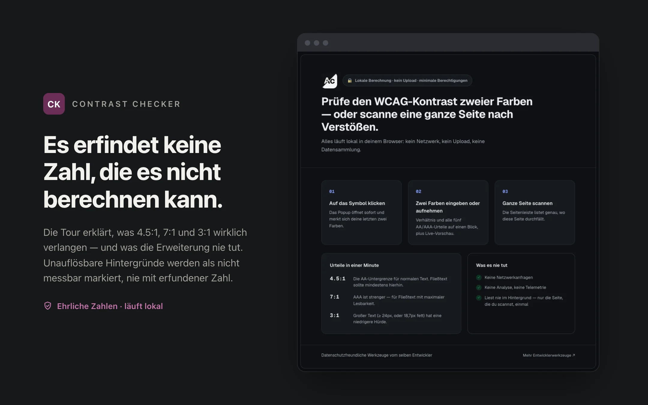 Contrast Checker — onboarding