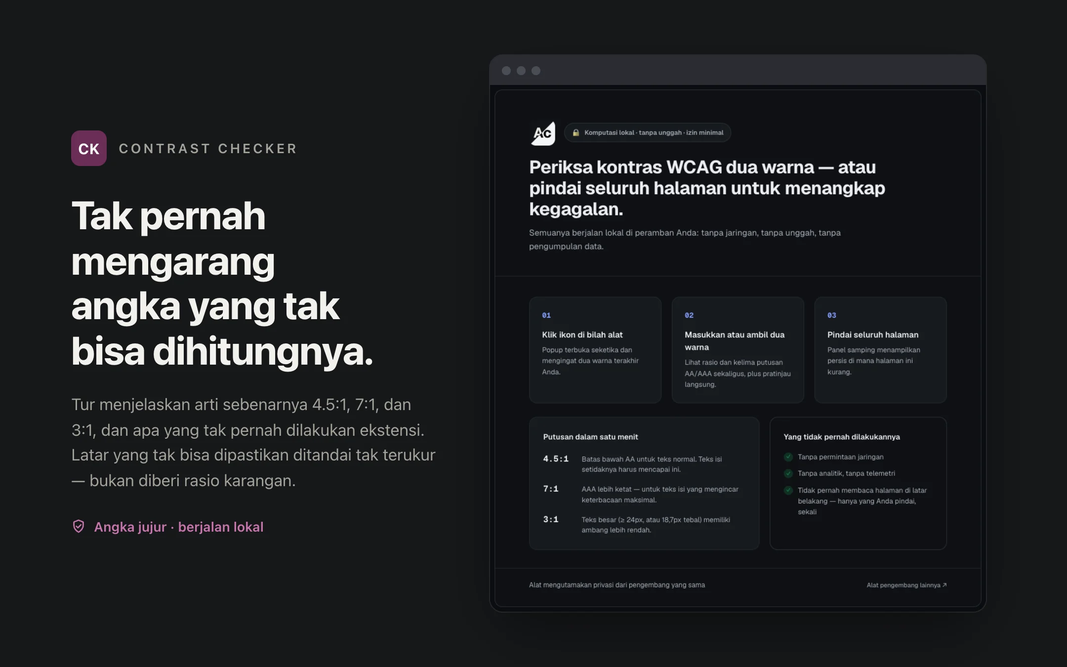 Contrast Checker — onboarding