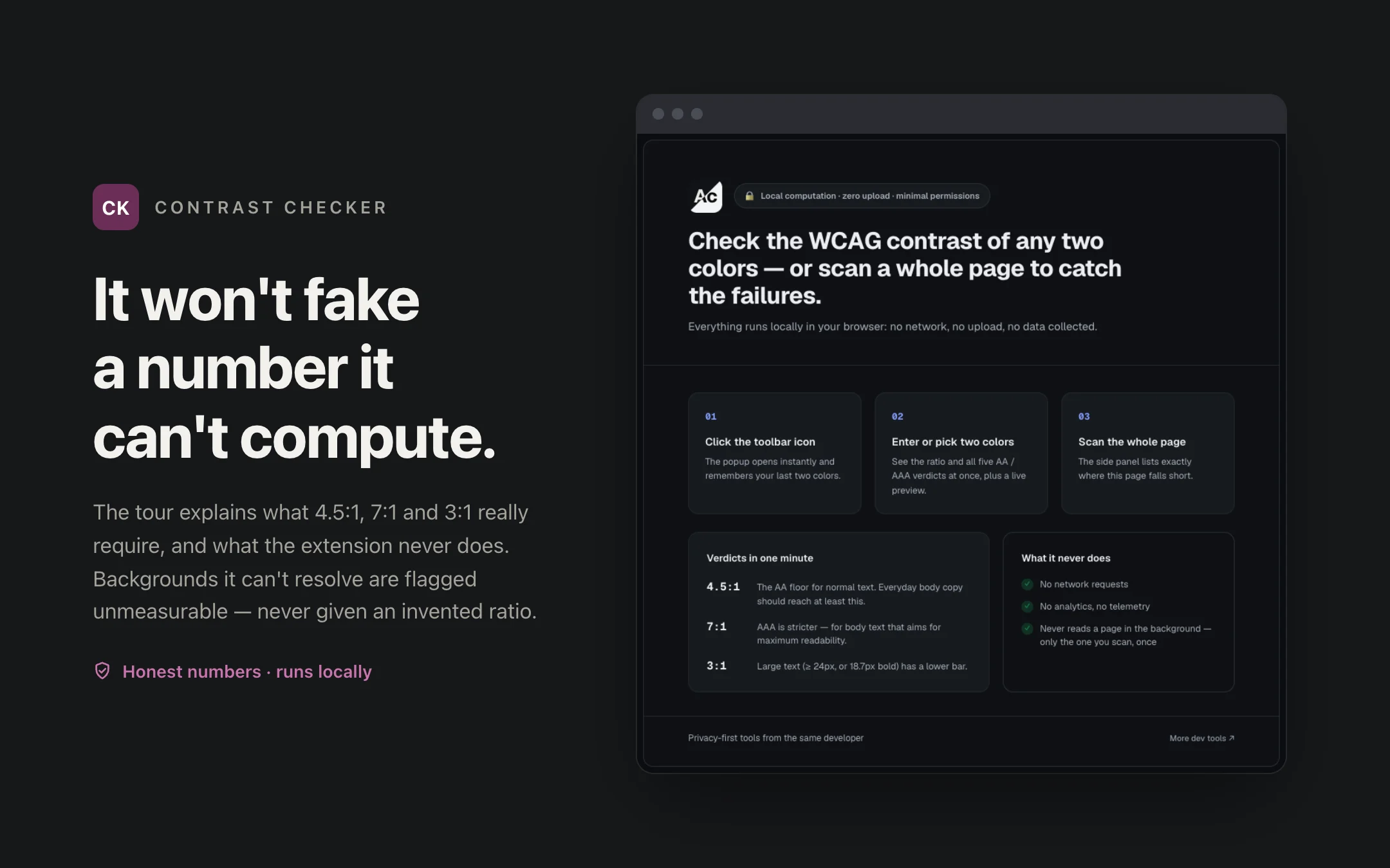 Contrast Checker — onboarding