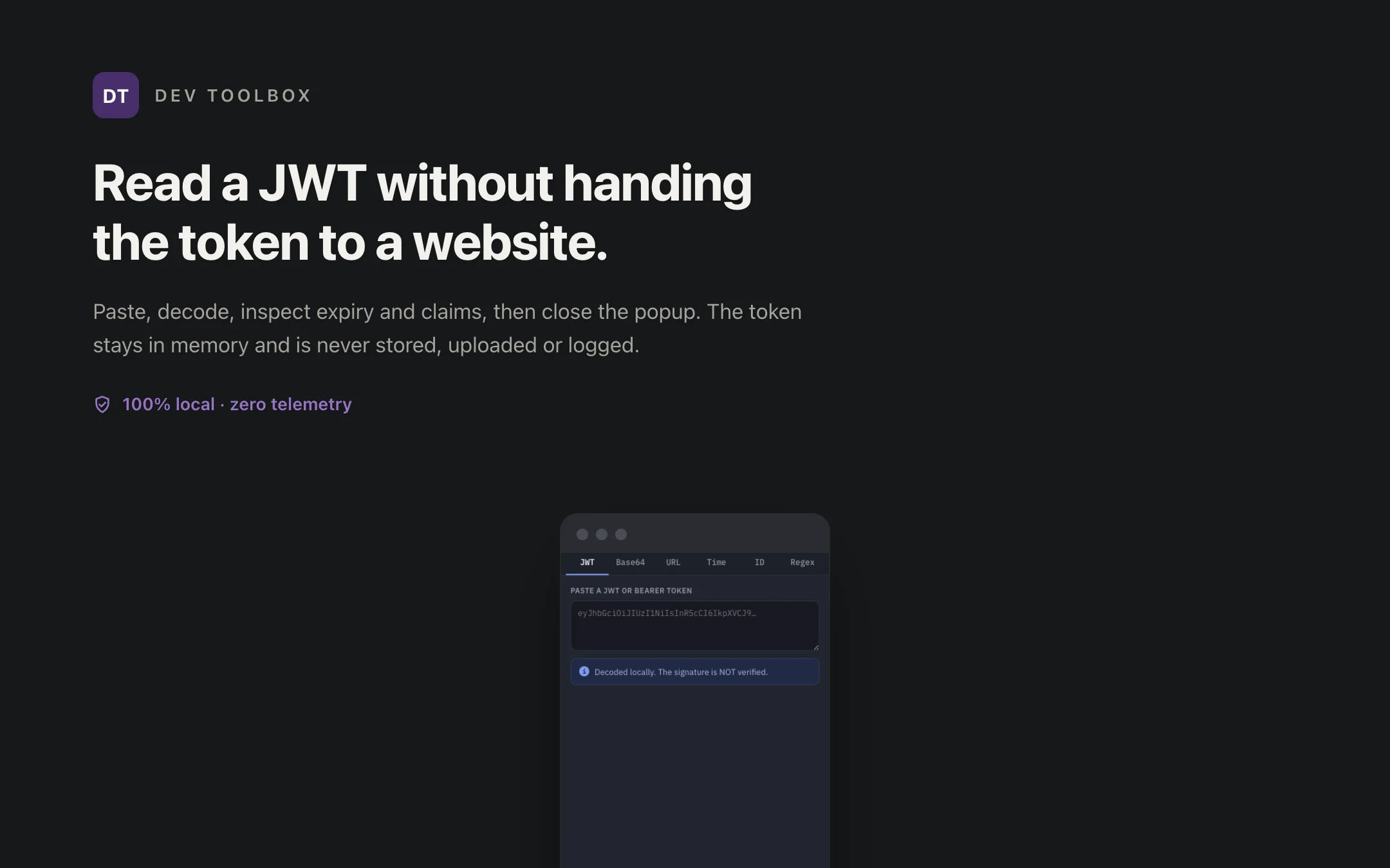 Dev Toolbox — jwt-workflow