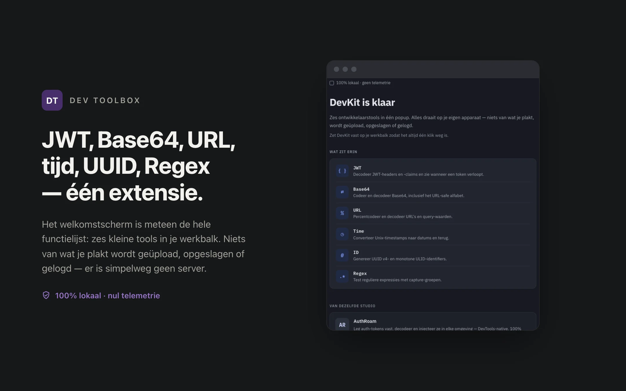 Dev Toolbox — onboarding