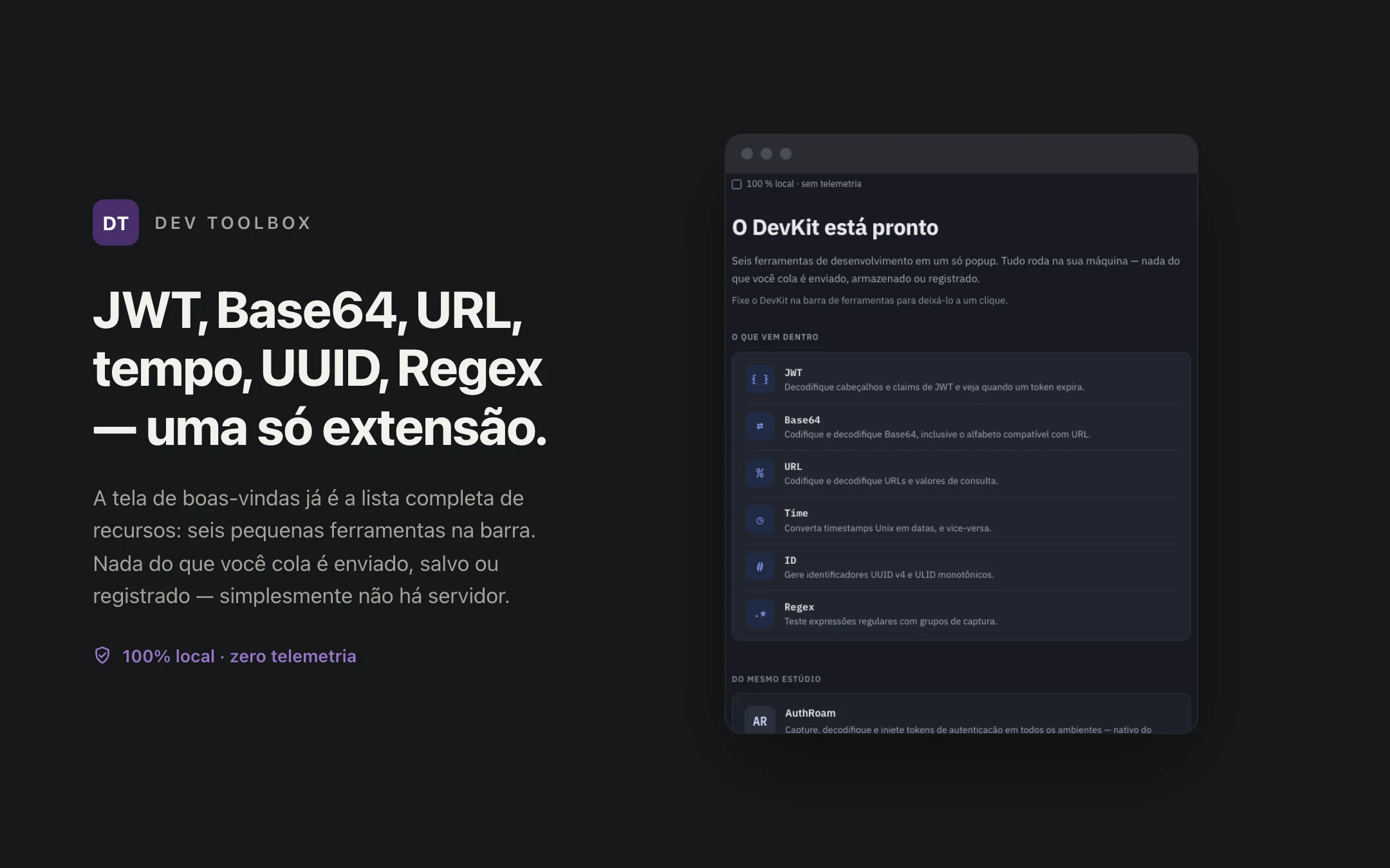 Dev Toolbox — onboarding