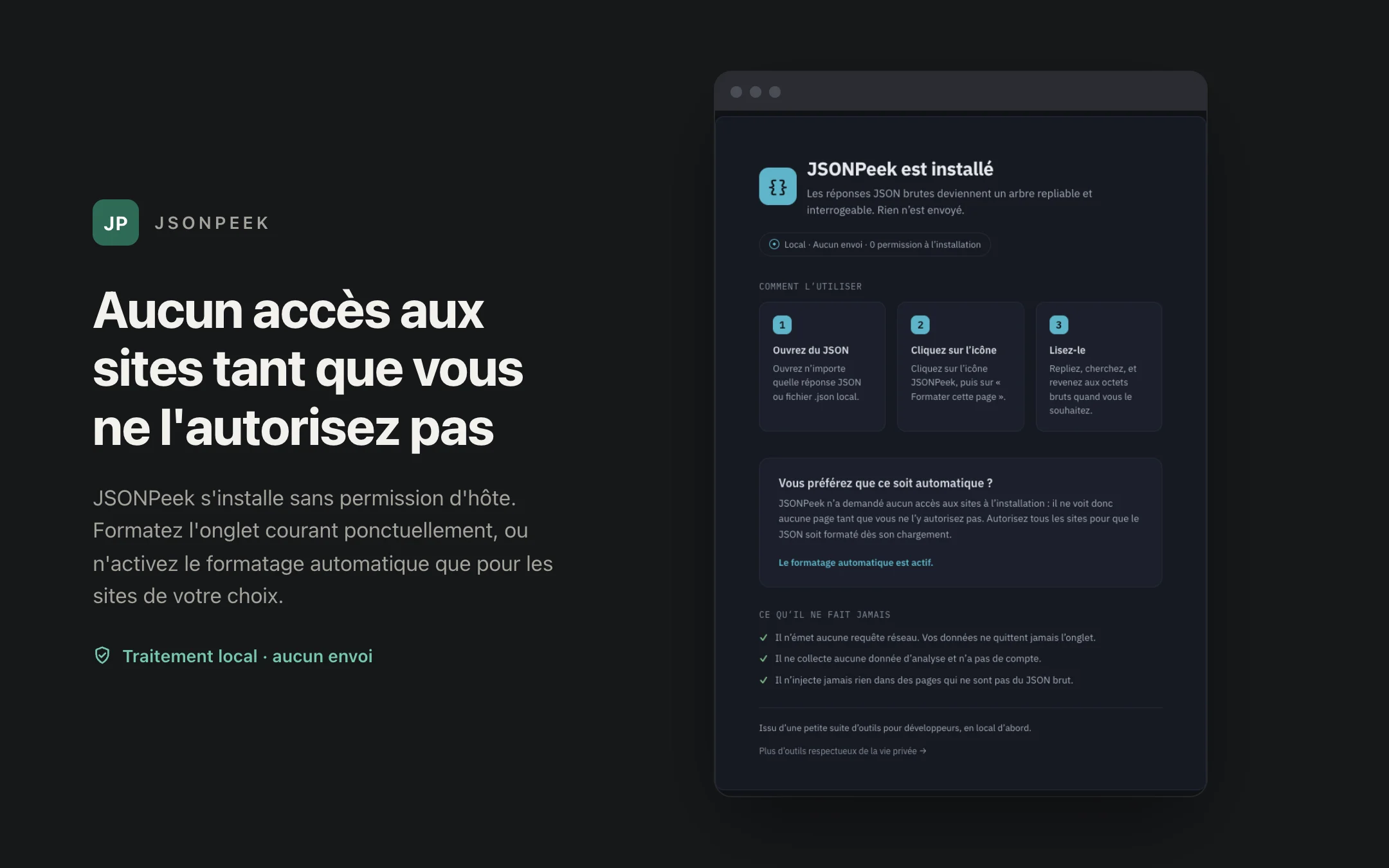 JSONPeek — onboarding