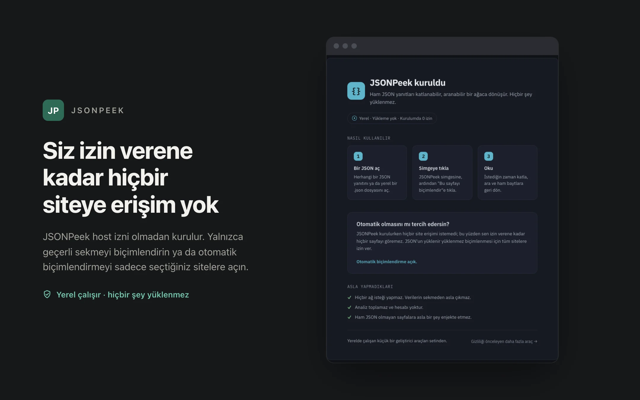 JSONPeek — onboarding