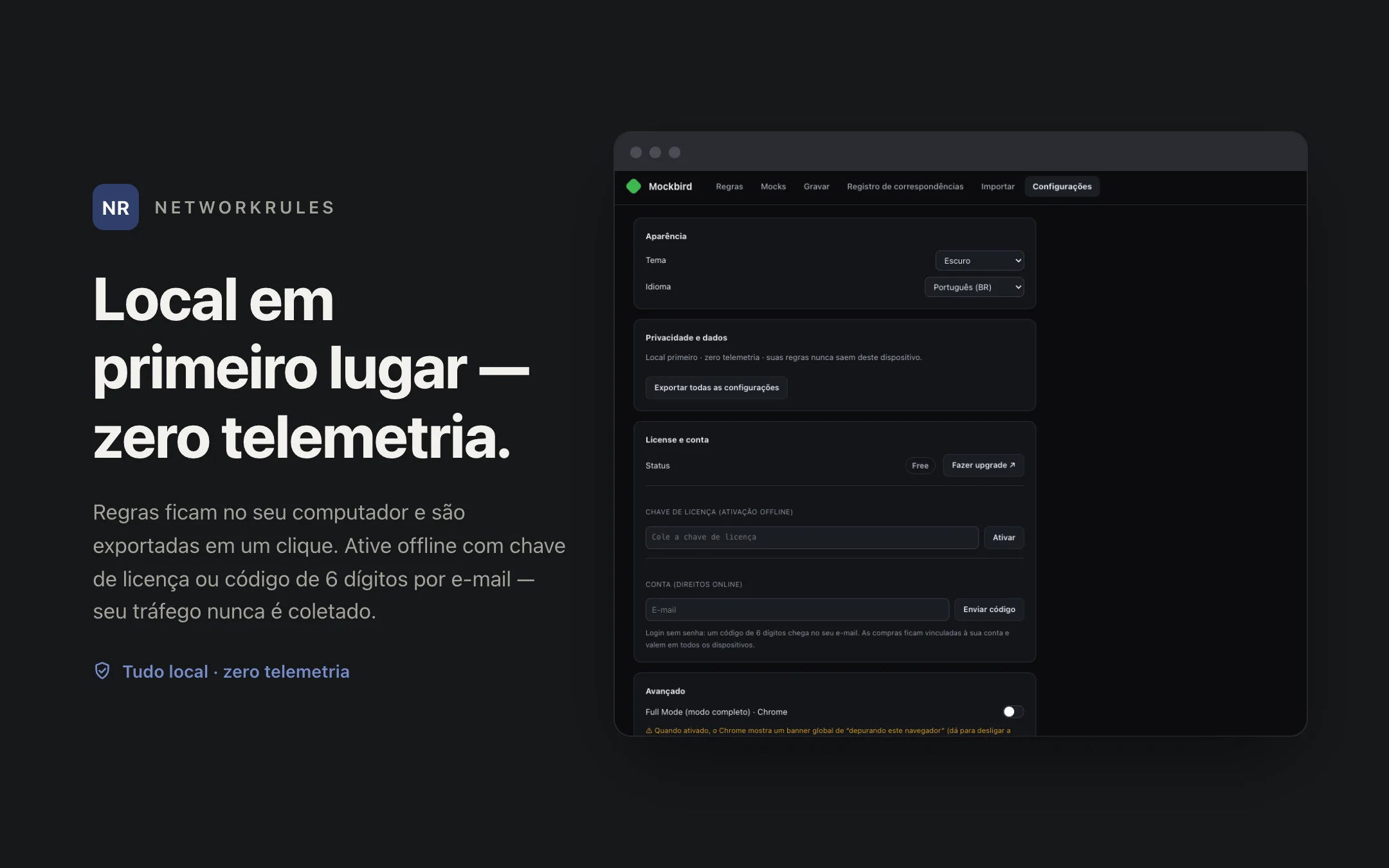 NetworkRules — settings