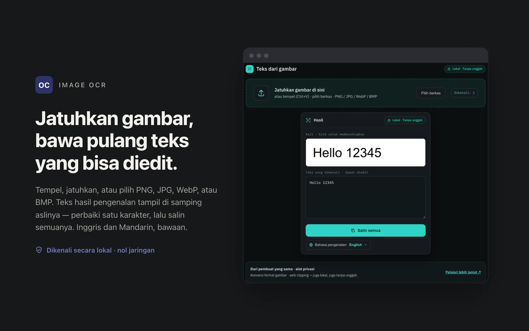 Image OCR — workspace