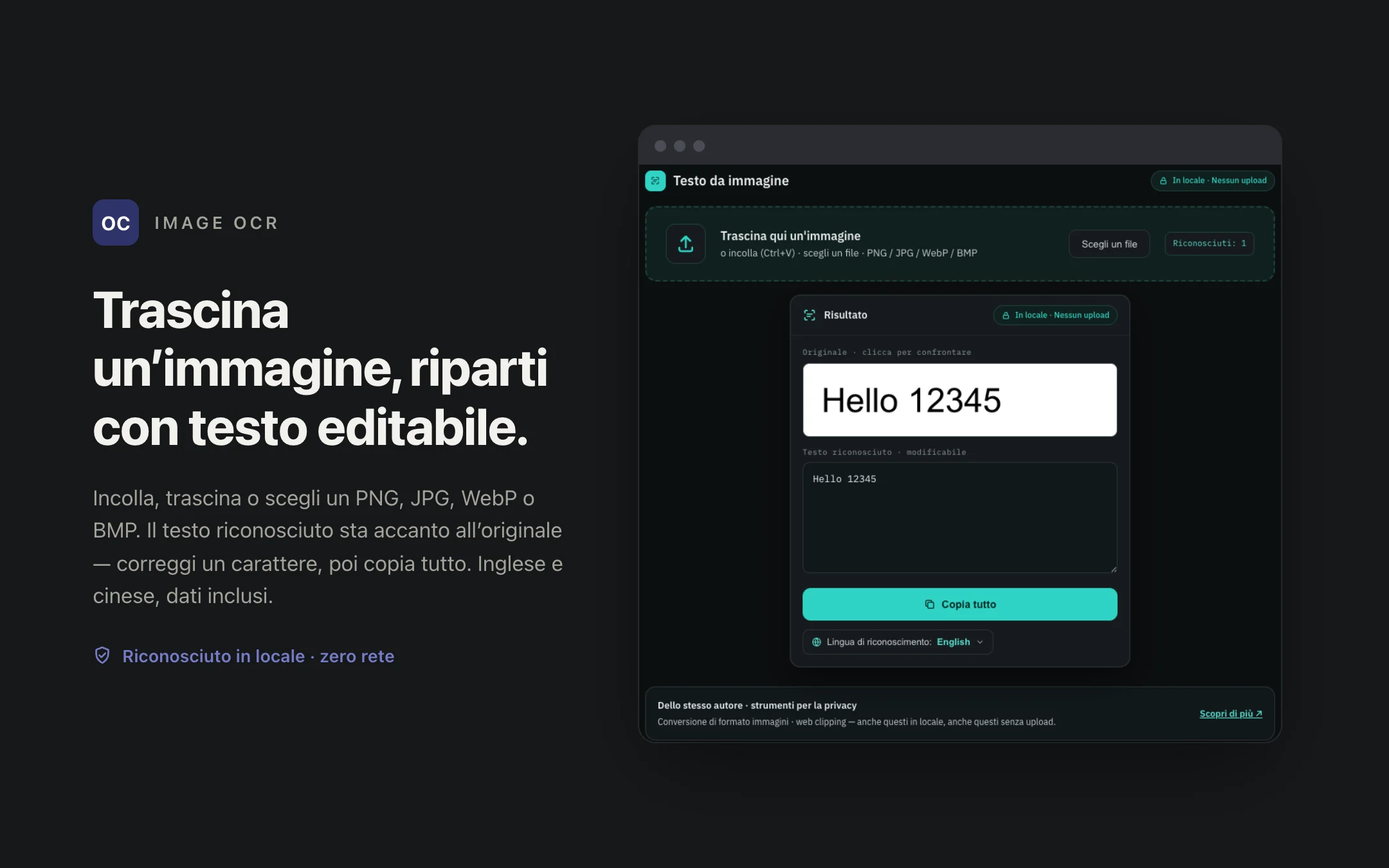 Image OCR — workspace