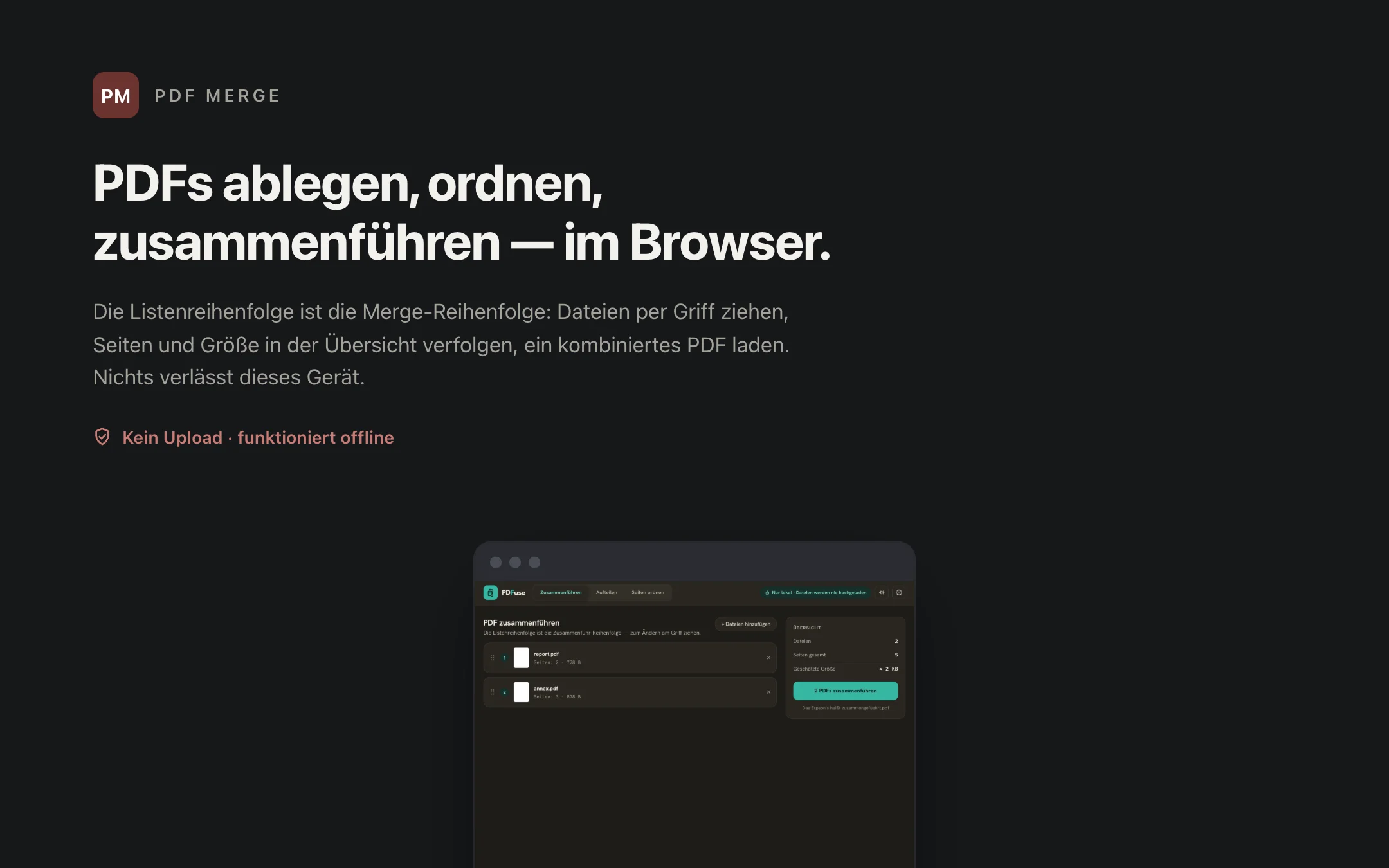PDF Merge — workbench