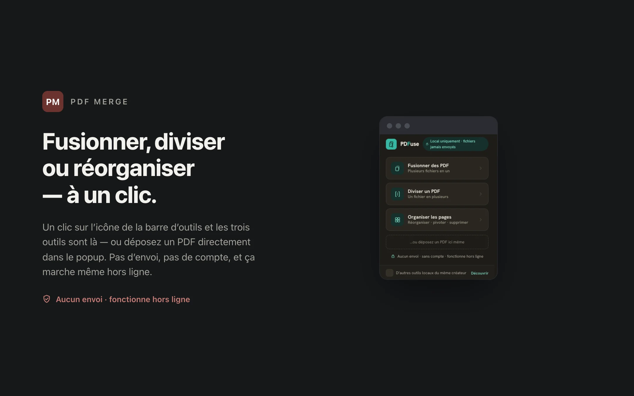 PDF Merge — popup