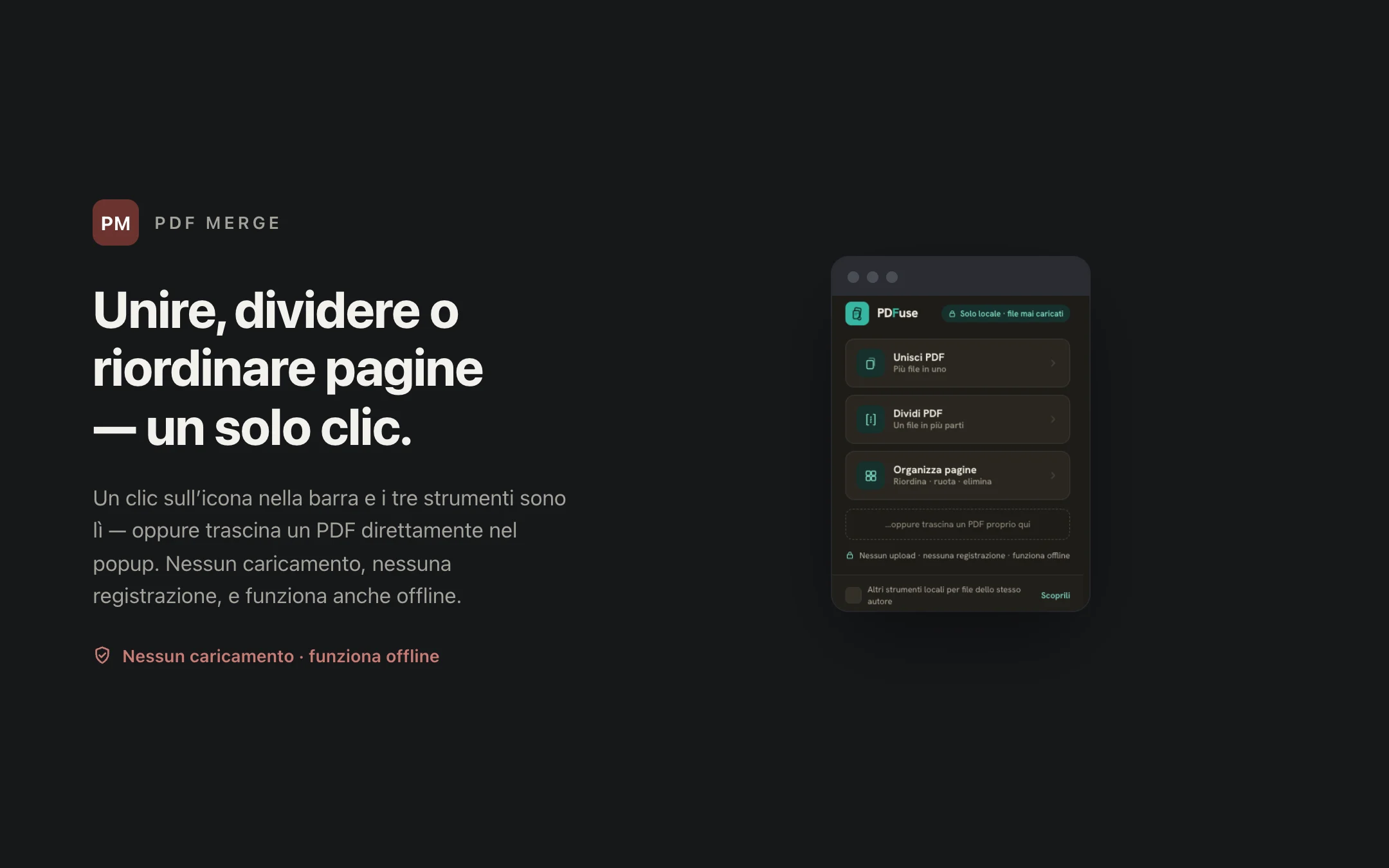 PDF Merge — popup