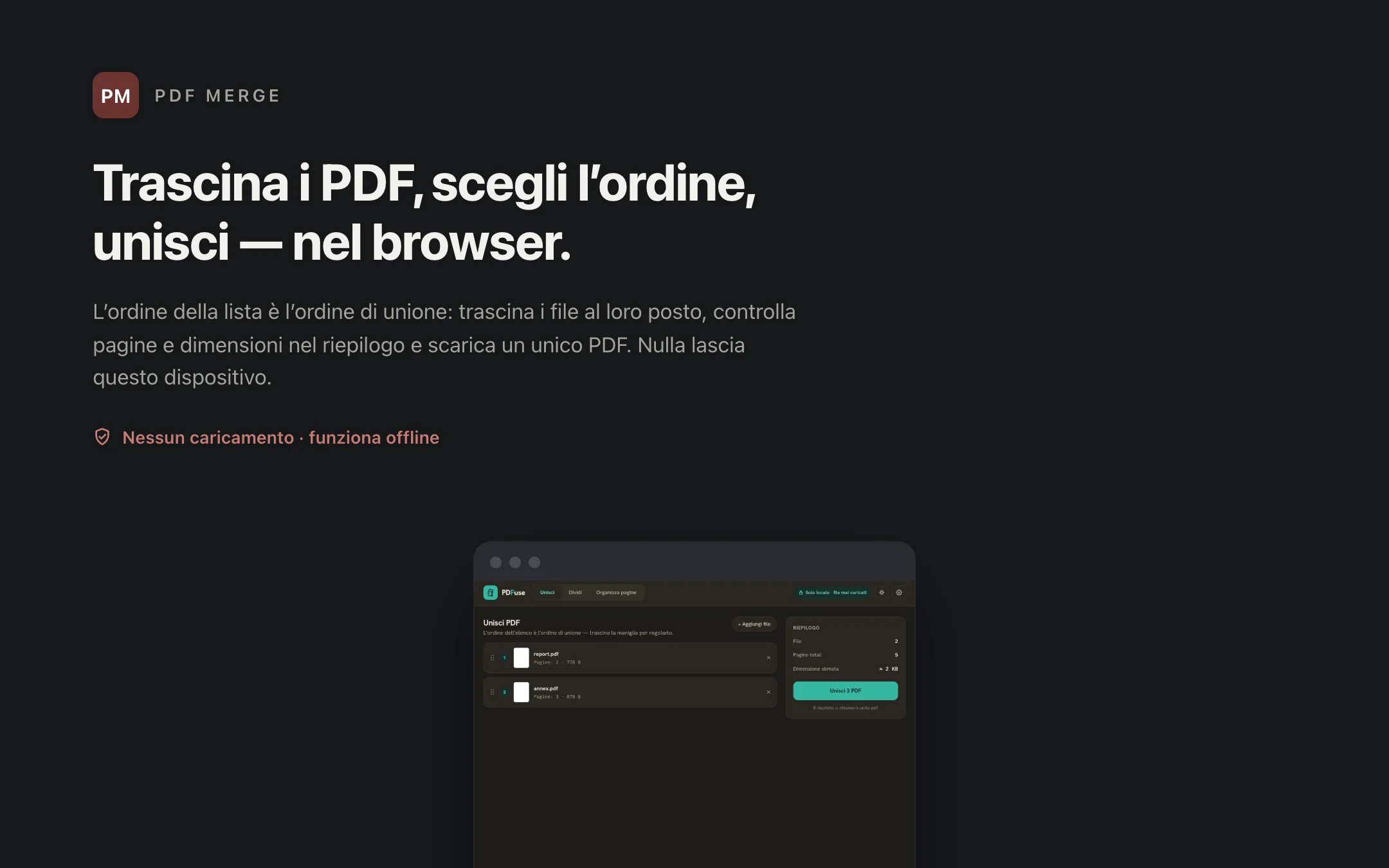 PDF Merge — workbench