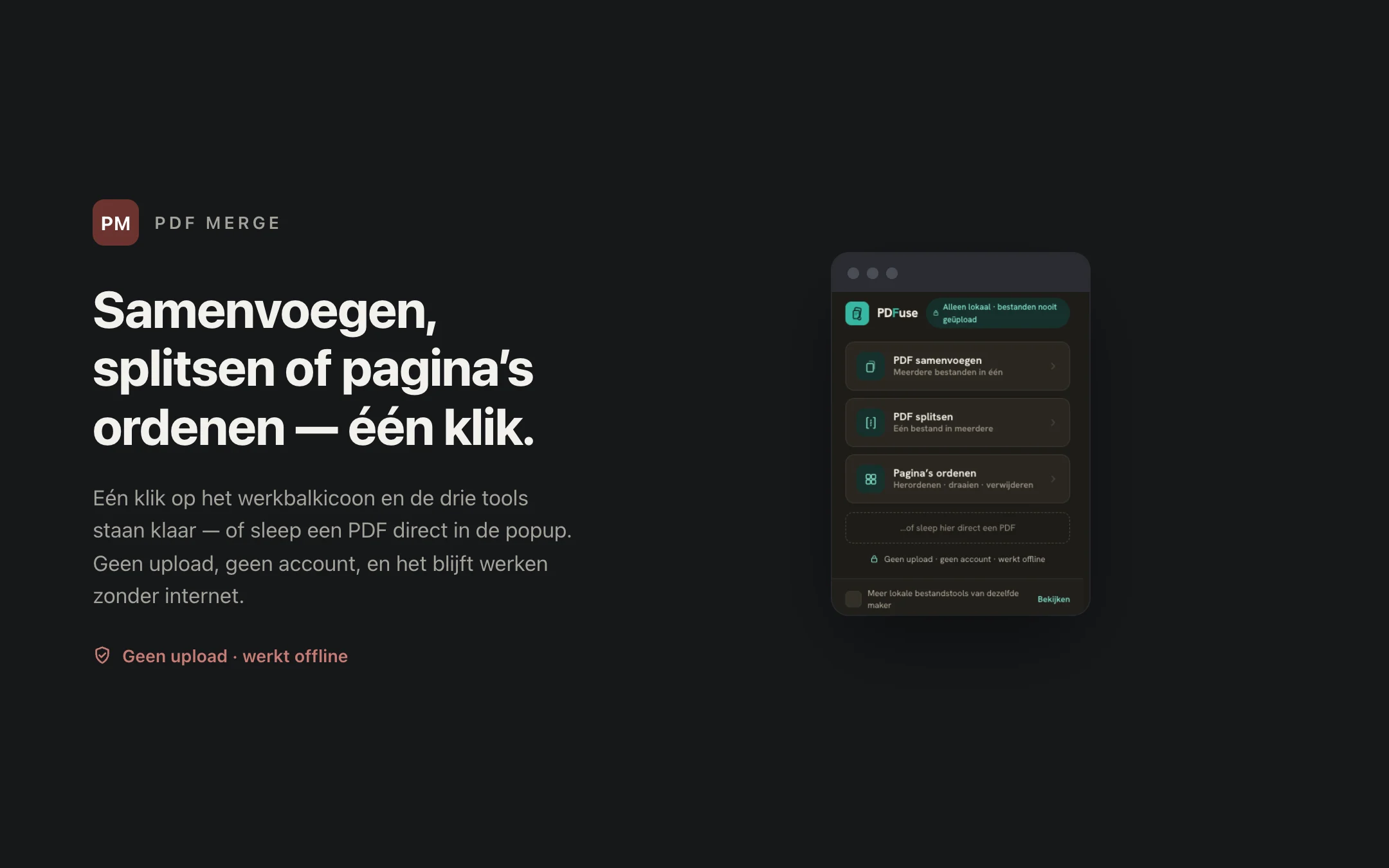 PDF Merge — popup