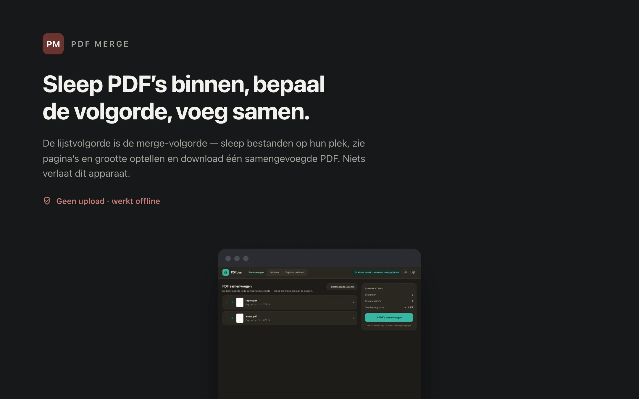 PDF Merge — workbench