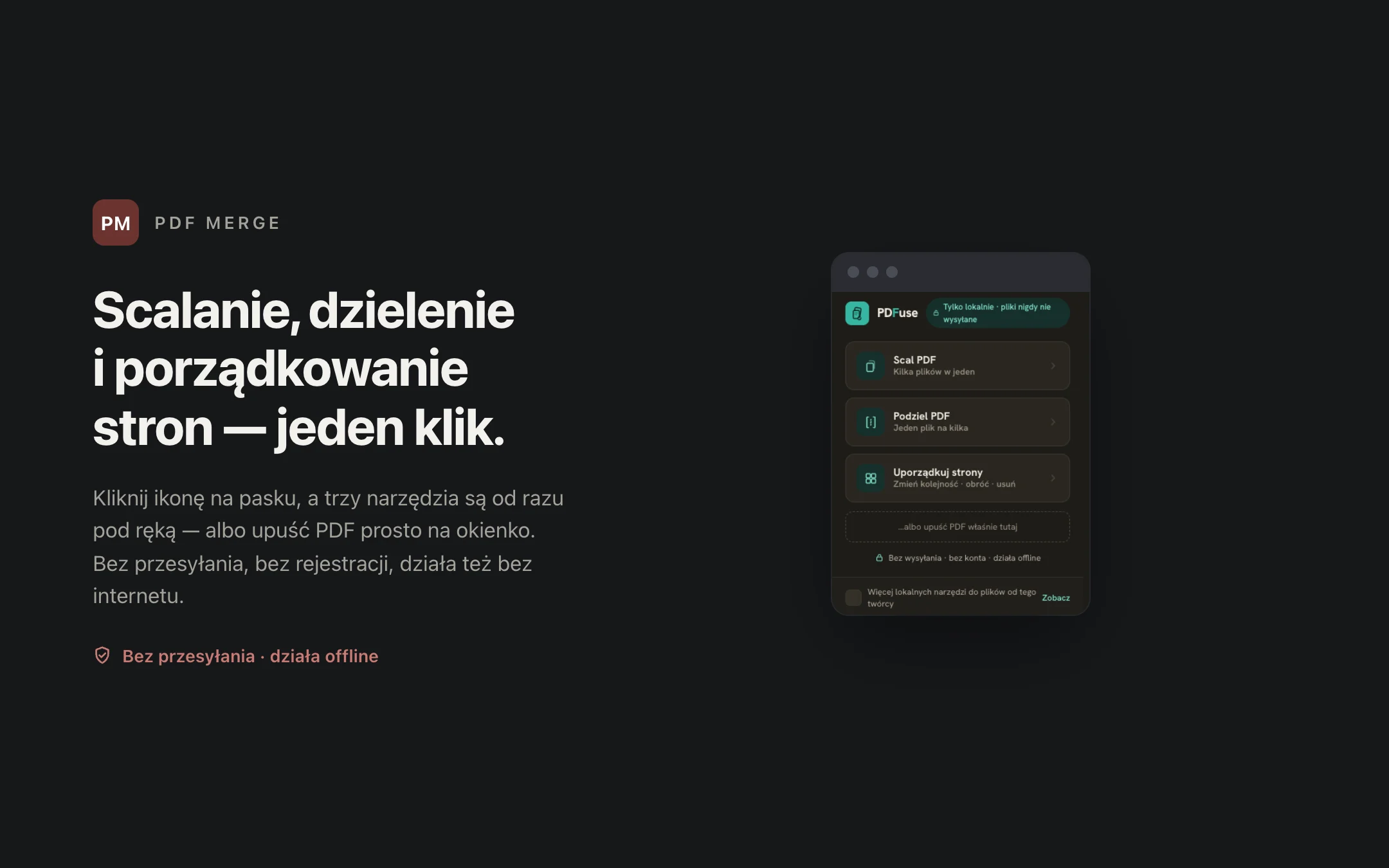 PDF Merge — popup