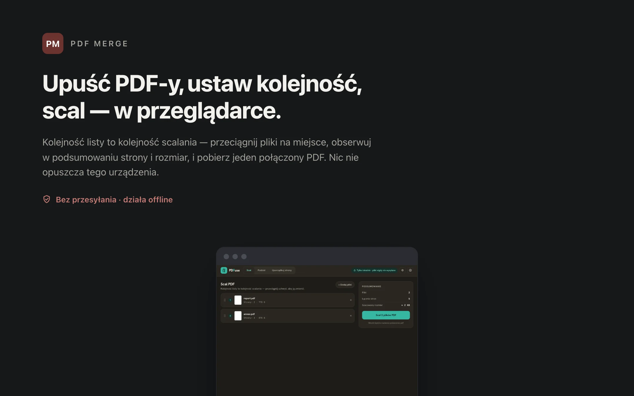 PDF Merge — workbench