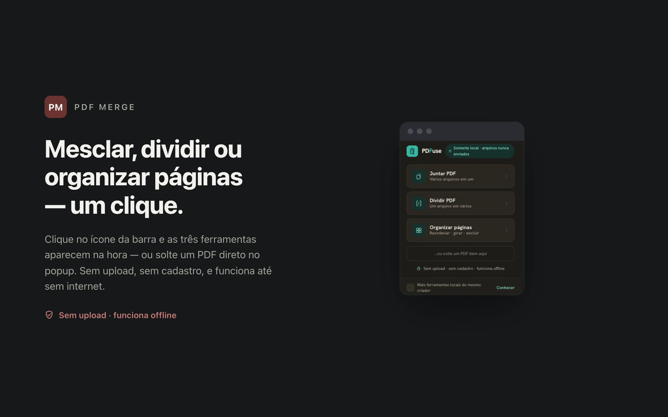 PDF Merge — popup