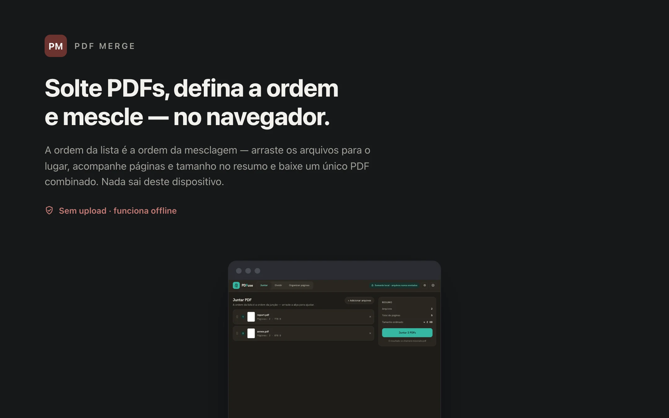 PDF Merge — workbench