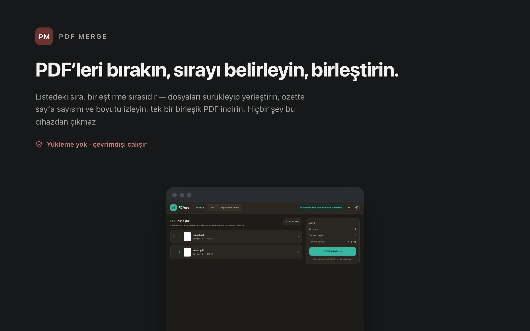PDF Merge — workbench