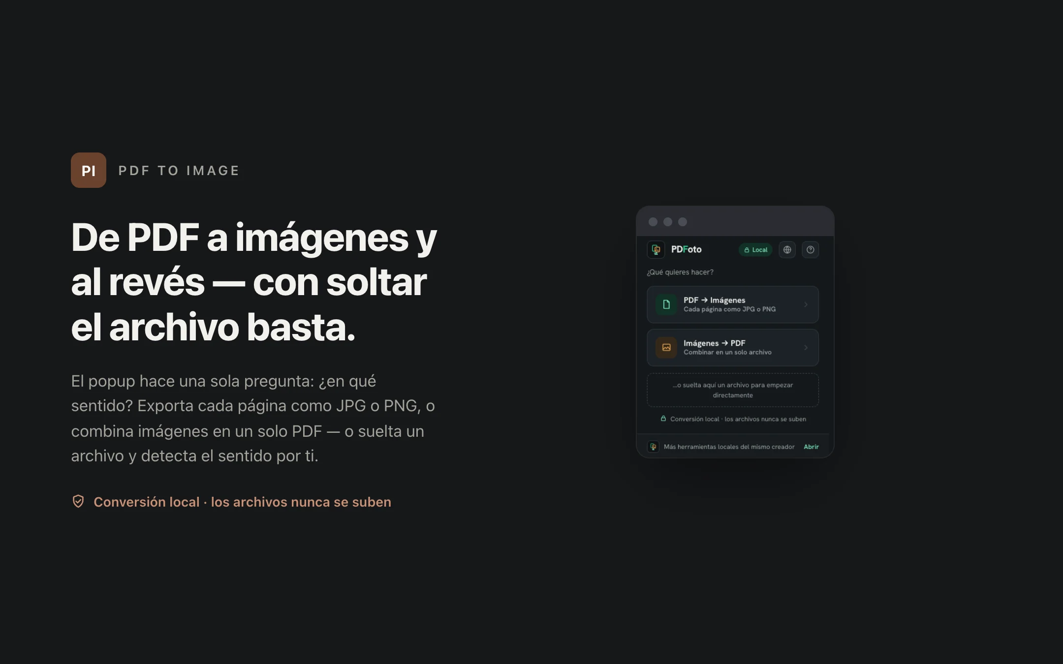 PDF to Image — popup