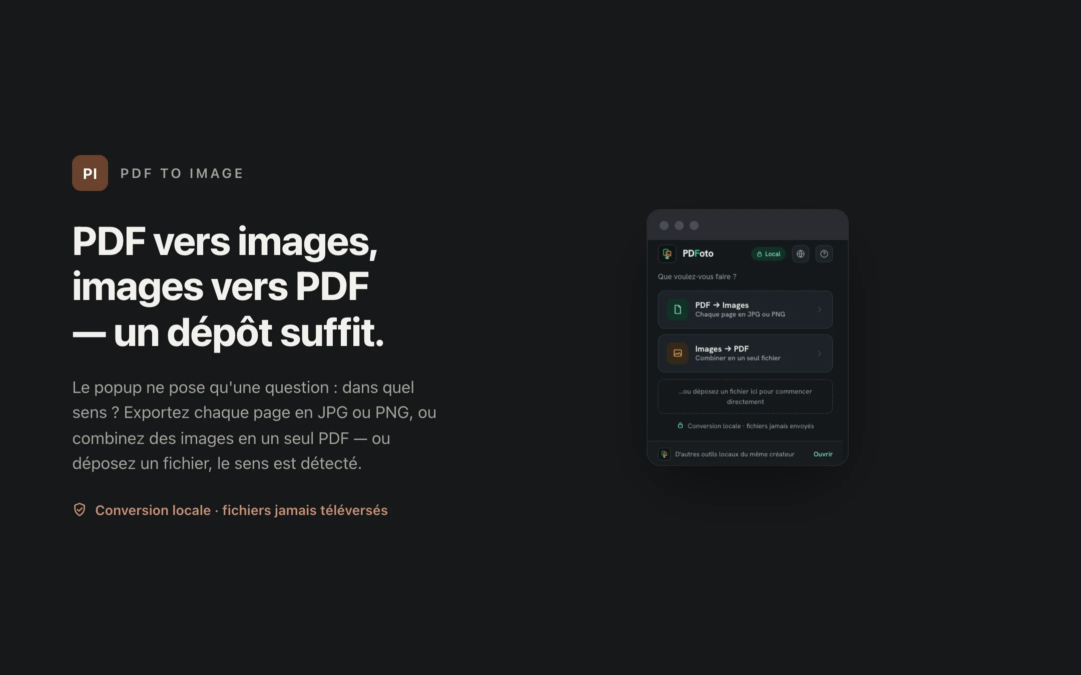 PDF to Image — popup