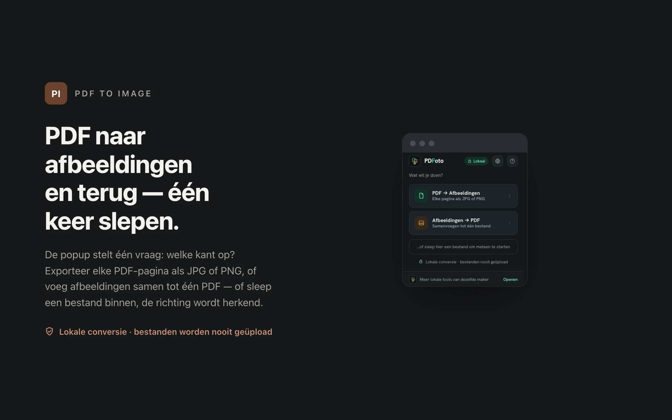 PDF to Image — popup