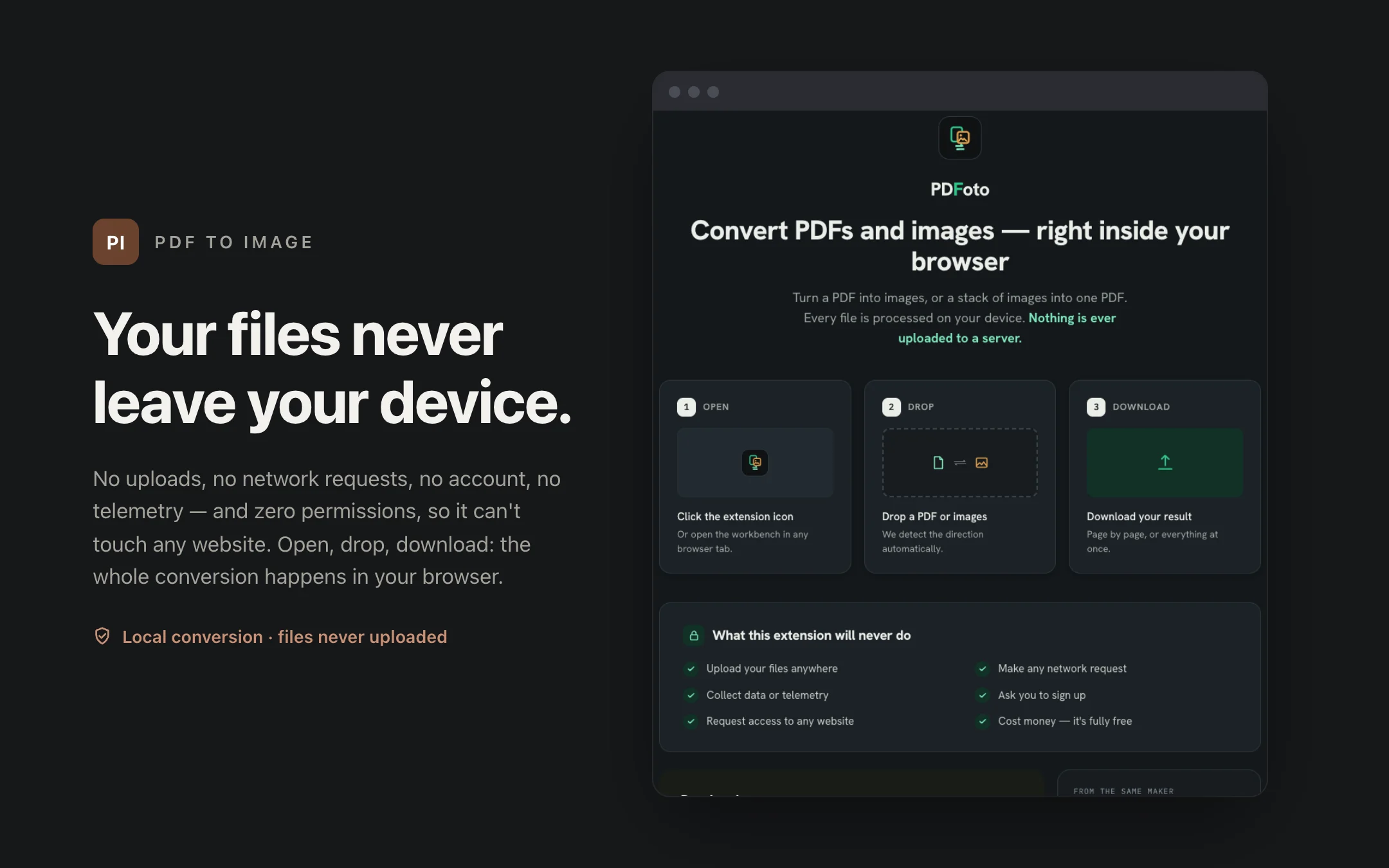 PDF to Image — onboarding