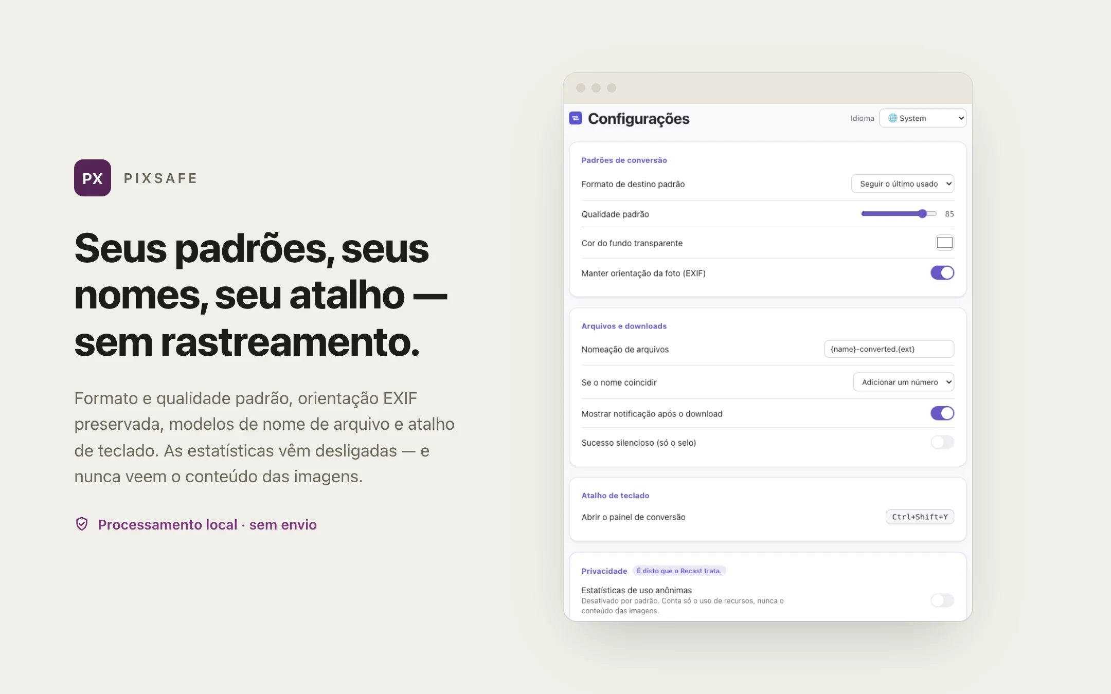 Image Converter — options