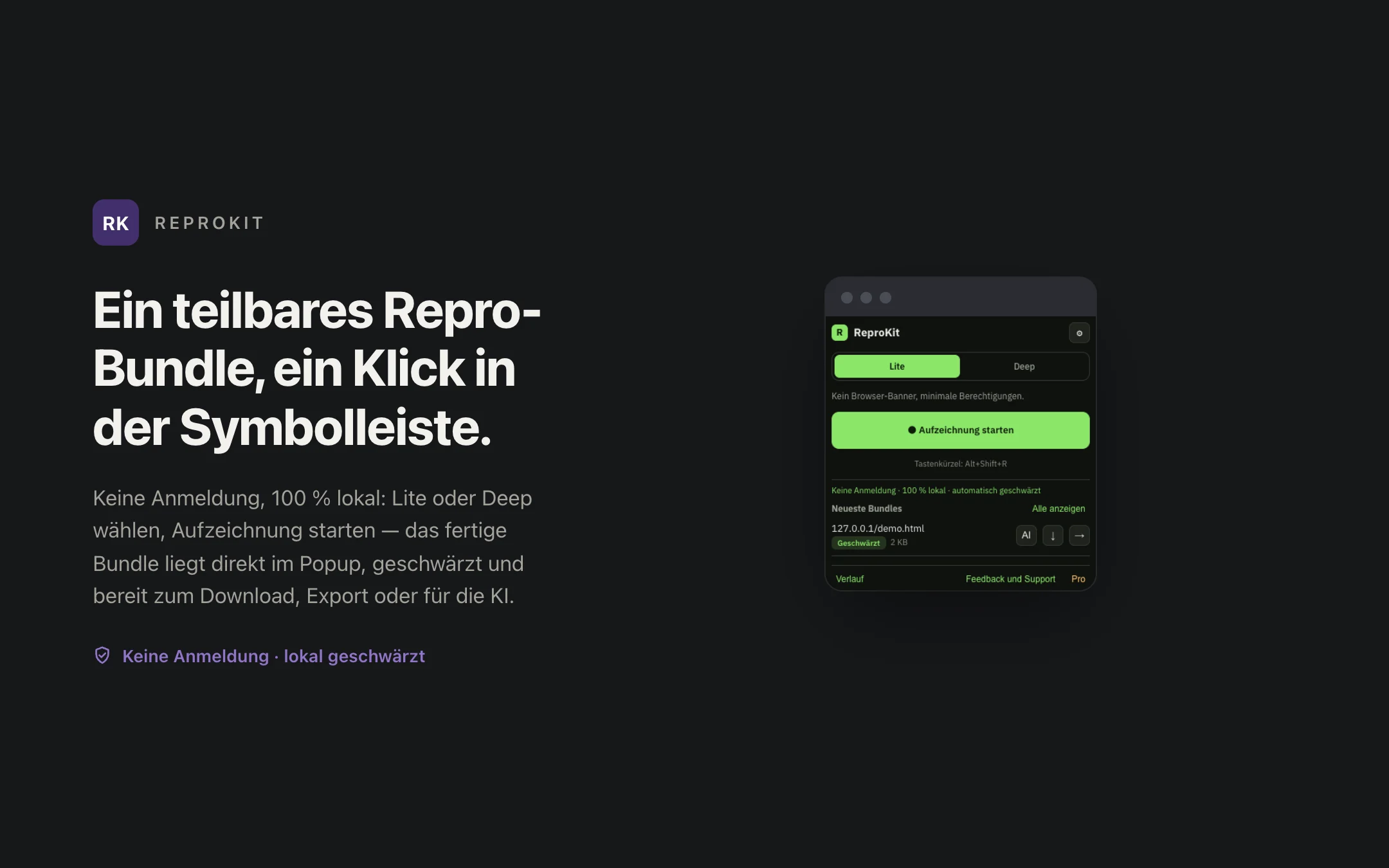 ReproKit — popup
