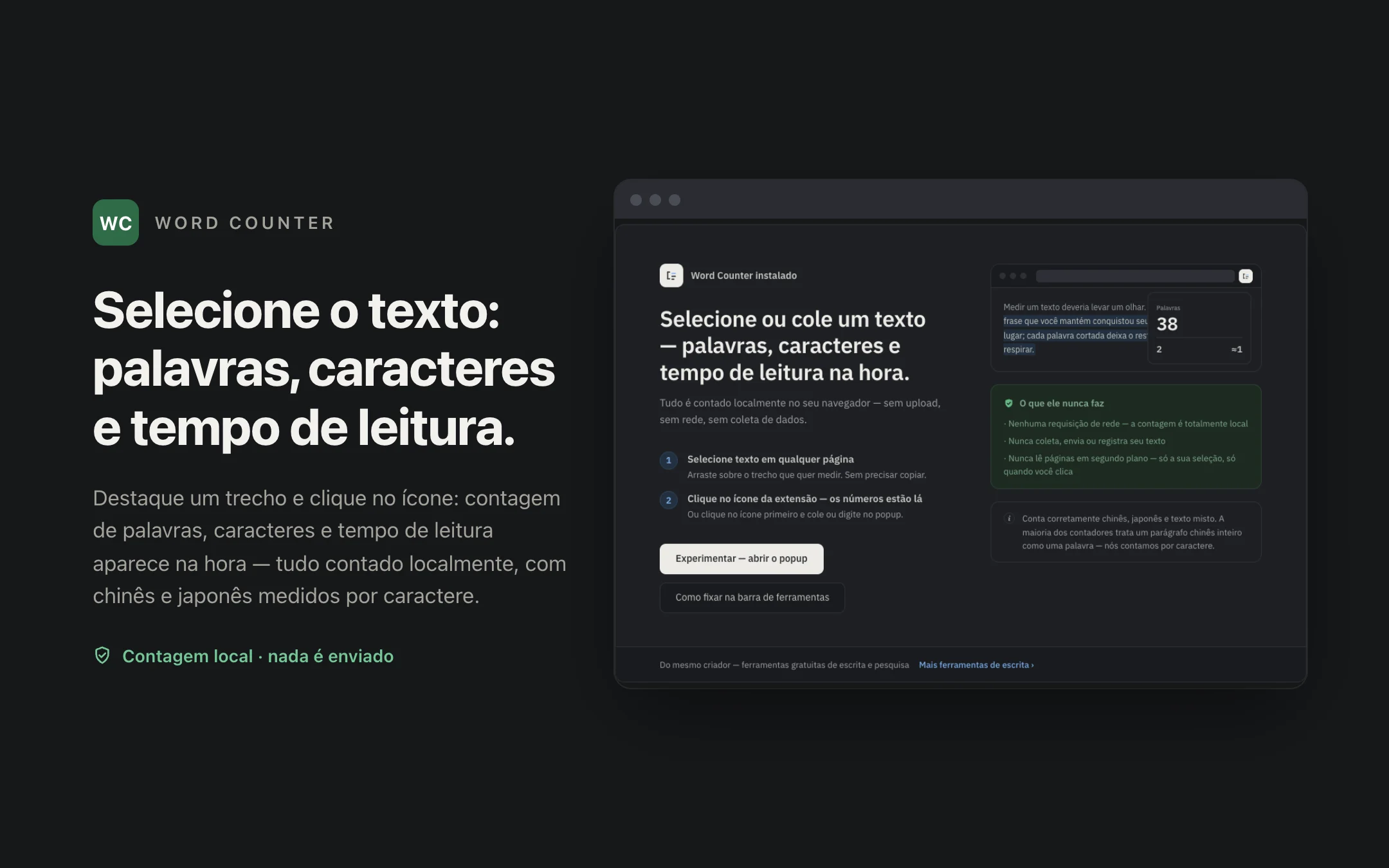 Word Counter — onboarding